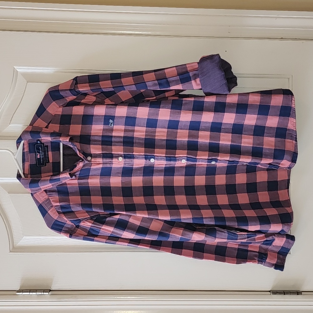 Vineyard Vines XXL Flannel Whale Shirt